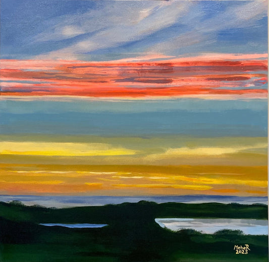 Sunset on Spanish Bay